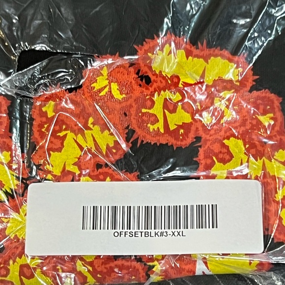 NWT DENIM TEARS x OFFSET SET IT OFF #3 BLACK TEE SHIRT MENS XXL EXCLUSIVE RARE - Picture 6 of 8